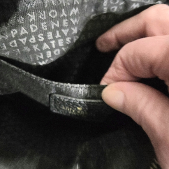 Kate Spade Black Leather Zip Pouch - Picture 9 of 10